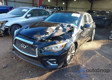 2018 Infiniti Q50 3.0T Luxe из США, поврежденный, VIN JN1EV7AP5JM354069